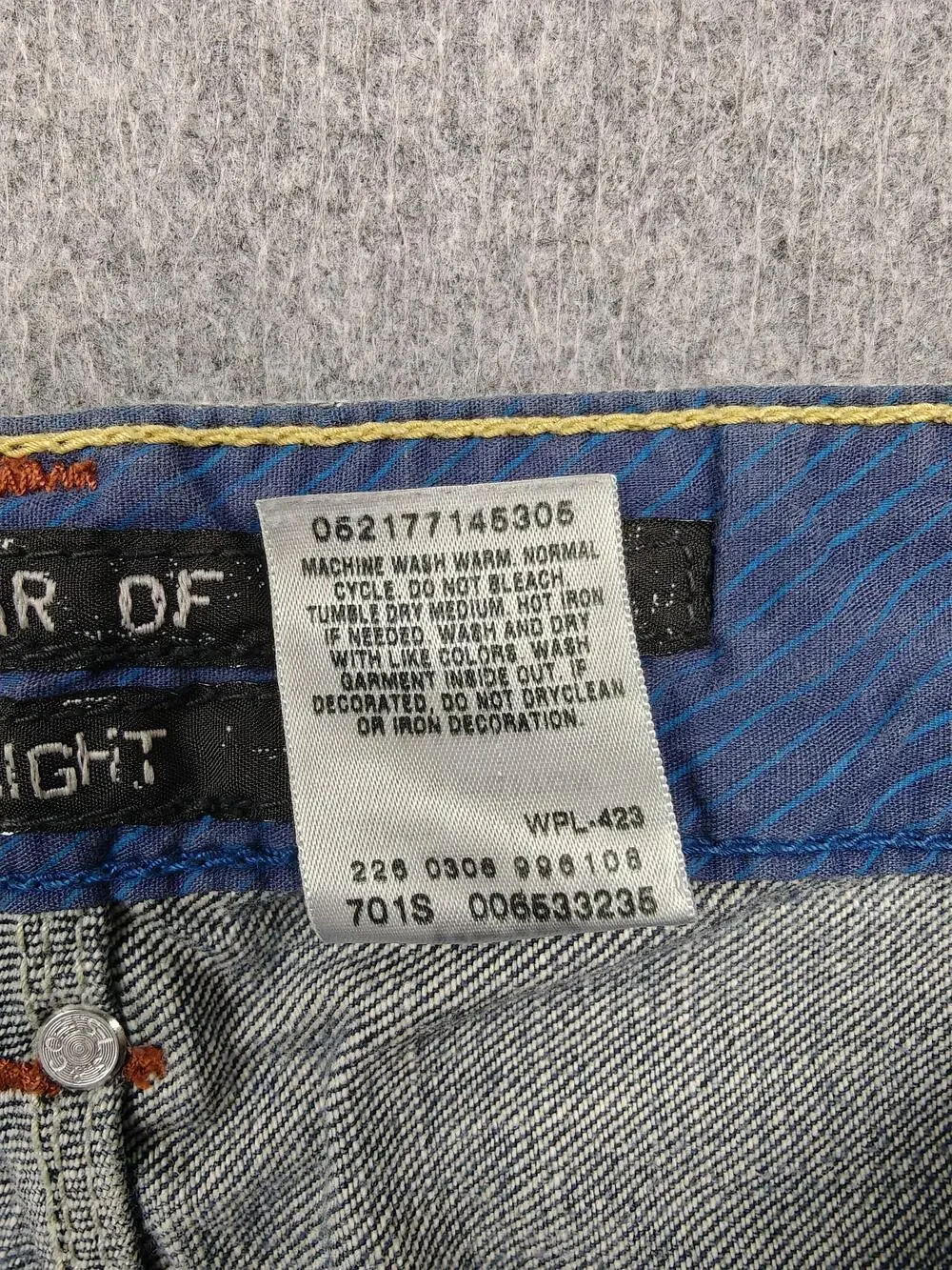 Vintage Levi's Jeans Mens 30x30 Blue Light Wash Straight Regular Fit Denim